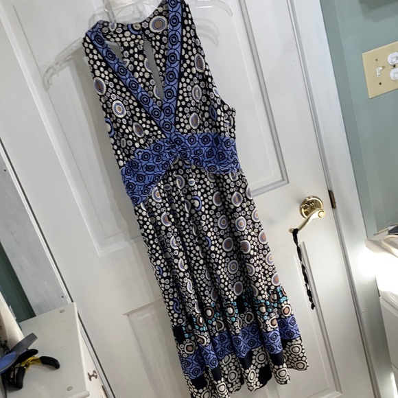 Open Shoulder Halter Dress - Picture 1 of 7